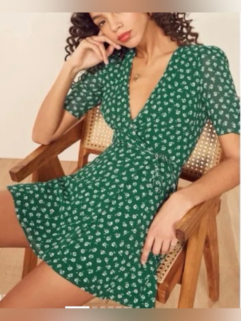 REFORMATION Lucky wrap dress S